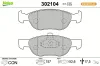 Bremsbelagsatz, Scheibenbremse Vorderachse VALEO 302104 Bild Bremsbelagsatz, Scheibenbremse Vorderachse VALEO 302104