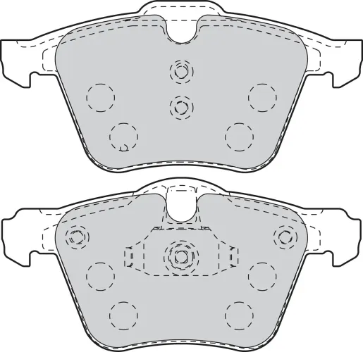 Bremsbelagsatz, Scheibenbremse Vorderachse VALEO 302106 Bild Bremsbelagsatz, Scheibenbremse Vorderachse VALEO 302106
