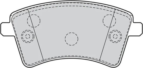 Bremsbelagsatz, Scheibenbremse Vorderachse VALEO 302108 Bild Bremsbelagsatz, Scheibenbremse Vorderachse VALEO 302108