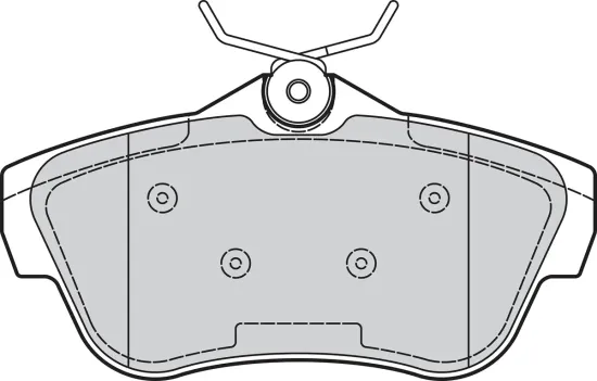 Bremsbelagsatz, Scheibenbremse Hinterachse VALEO 302114 Bild Bremsbelagsatz, Scheibenbremse Hinterachse VALEO 302114