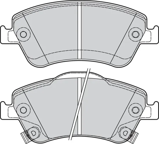 Bremsbelagsatz, Scheibenbremse Vorderachse VALEO 302115 Bild Bremsbelagsatz, Scheibenbremse Vorderachse VALEO 302115