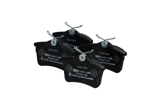 Bremsbelagsatz, Scheibenbremse Hinterachse VALEO 302116A Bild Bremsbelagsatz, Scheibenbremse Hinterachse VALEO 302116A