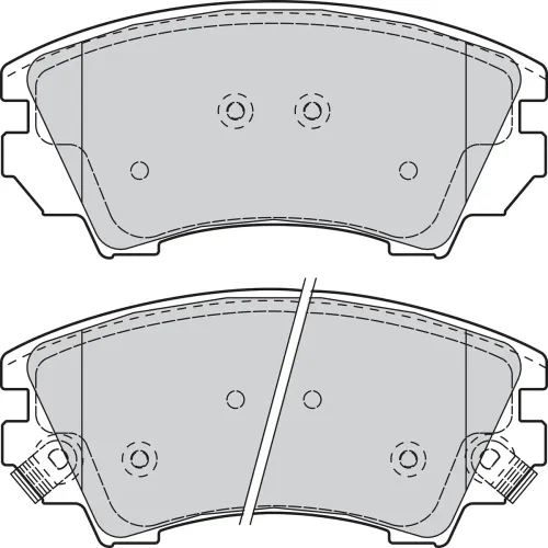 Bremsbelagsatz, Scheibenbremse Vorderachse VALEO 302117 Bild Bremsbelagsatz, Scheibenbremse Vorderachse VALEO 302117