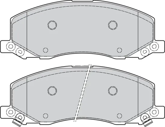Bremsbelagsatz, Scheibenbremse Vorderachse VALEO 302119 Bild Bremsbelagsatz, Scheibenbremse Vorderachse VALEO 302119