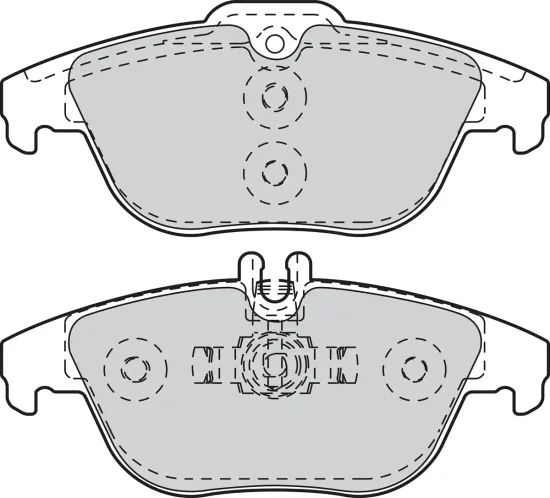 Bremsbelagsatz, Scheibenbremse Hinterachse VALEO 302121 Bild Bremsbelagsatz, Scheibenbremse Hinterachse VALEO 302121