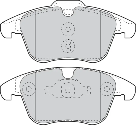 Bremsbelagsatz, Scheibenbremse Vorderachse VALEO 302124 Bild Bremsbelagsatz, Scheibenbremse Vorderachse VALEO 302124