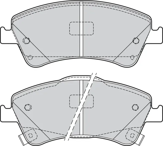 Bremsbelagsatz, Scheibenbremse Vorderachse VALEO 302125 Bild Bremsbelagsatz, Scheibenbremse Vorderachse VALEO 302125