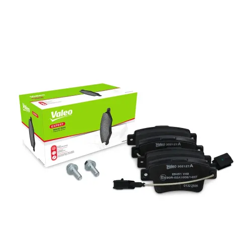 Bremsbelagsatz, Scheibenbremse Hinterachse VALEO 302127A Bild Bremsbelagsatz, Scheibenbremse Hinterachse VALEO 302127A