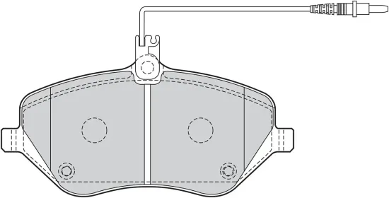Bremsbelagsatz, Scheibenbremse Vorderachse VALEO 302131 Bild Bremsbelagsatz, Scheibenbremse Vorderachse VALEO 302131