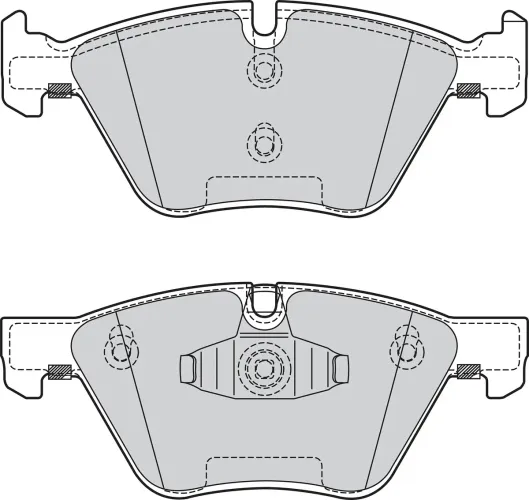 Bremsbelagsatz, Scheibenbremse Vorderachse VALEO 302132 Bild Bremsbelagsatz, Scheibenbremse Vorderachse VALEO 302132