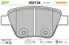Bremsbelagsatz, Scheibenbremse Hinterachse VALEO 302134 Bild Bremsbelagsatz, Scheibenbremse Hinterachse VALEO 302134