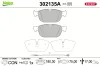 Bremsbelagsatz, Scheibenbremse Vorderachse VALEO 302135A