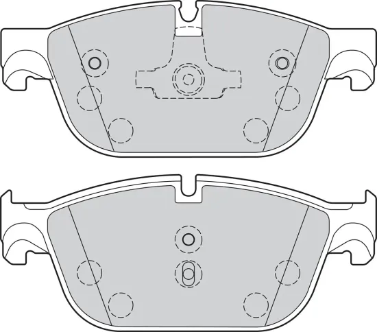 Bremsbelagsatz, Scheibenbremse Vorderachse VALEO 302135 Bild Bremsbelagsatz, Scheibenbremse Vorderachse VALEO 302135