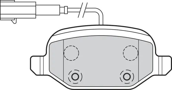 Bremsbelagsatz, Scheibenbremse Hinterachse VALEO 302140 Bild Bremsbelagsatz, Scheibenbremse Hinterachse VALEO 302140