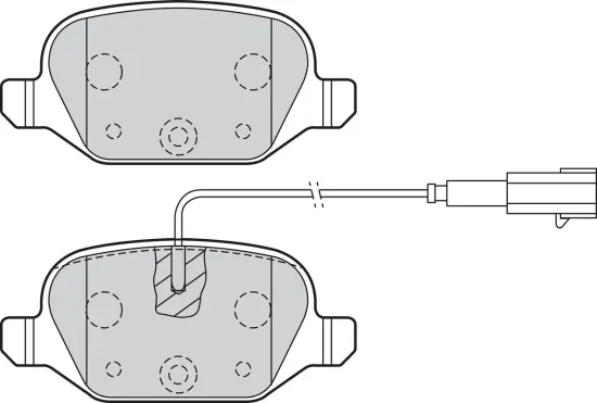 Bremsbelagsatz, Scheibenbremse Hinterachse VALEO 302141 Bild Bremsbelagsatz, Scheibenbremse Hinterachse VALEO 302141
