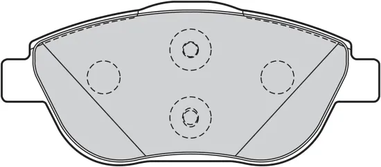 Bremsbelagsatz, Scheibenbremse Vorderachse VALEO 302148 Bild Bremsbelagsatz, Scheibenbremse Vorderachse VALEO 302148
