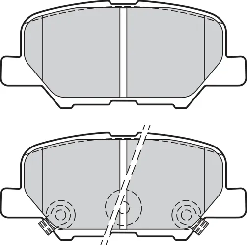 Bremsbelagsatz, Scheibenbremse Hinterachse VALEO 302152 Bild Bremsbelagsatz, Scheibenbremse Hinterachse VALEO 302152