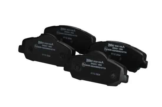 Bremsbelagsatz, Scheibenbremse Vorderachse VALEO 302155A Bild Bremsbelagsatz, Scheibenbremse Vorderachse VALEO 302155A