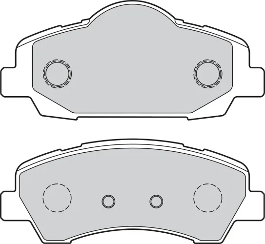 Bremsbelagsatz, Scheibenbremse Vorderachse VALEO 302155 Bild Bremsbelagsatz, Scheibenbremse Vorderachse VALEO 302155