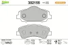 Bremsbelagsatz, Scheibenbremse Vorderachse VALEO 302155 Bild Bremsbelagsatz, Scheibenbremse Vorderachse VALEO 302155
