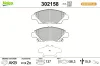 Bremsbelagsatz, Scheibenbremse Vorderachse VALEO 302158 Bild Bremsbelagsatz, Scheibenbremse Vorderachse VALEO 302158