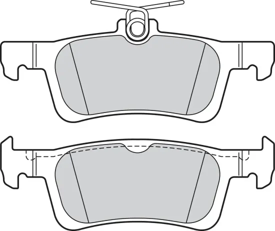 Bremsbelagsatz, Scheibenbremse Hinterachse VALEO 302161 Bild Bremsbelagsatz, Scheibenbremse Hinterachse VALEO 302161