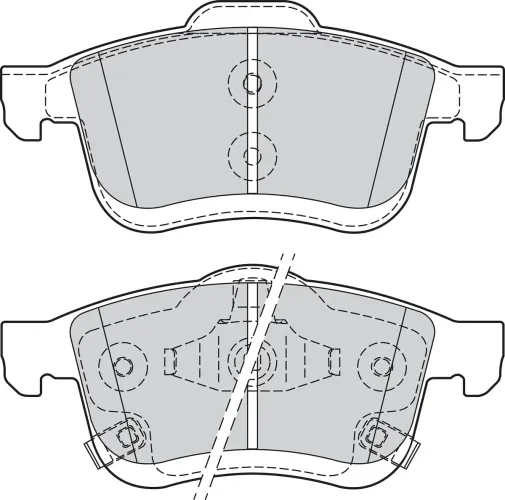 Bremsbelagsatz, Scheibenbremse Vorderachse VALEO 302163 Bild Bremsbelagsatz, Scheibenbremse Vorderachse VALEO 302163