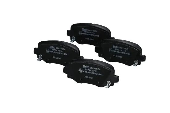 Bremsbelagsatz, Scheibenbremse Hinterachse VALEO 302166A Bild Bremsbelagsatz, Scheibenbremse Hinterachse VALEO 302166A