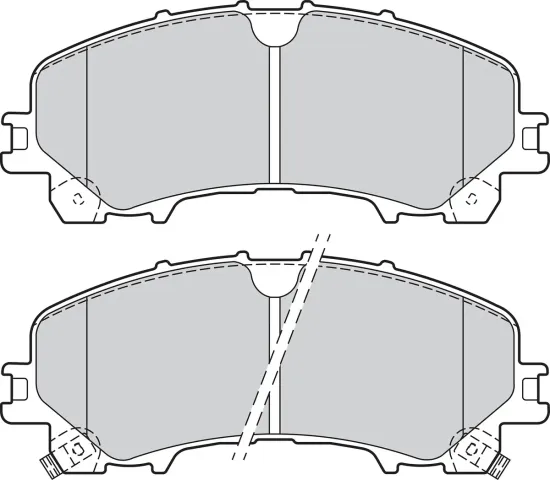 Bremsbelagsatz, Scheibenbremse Vorderachse VALEO 302167 Bild Bremsbelagsatz, Scheibenbremse Vorderachse VALEO 302167