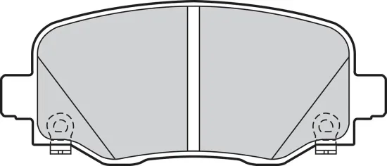 Bremsbelagsatz, Scheibenbremse Hinterachse VALEO 302202 Bild Bremsbelagsatz, Scheibenbremse Hinterachse VALEO 302202