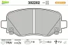Bremsbelagsatz, Scheibenbremse Hinterachse VALEO 302202 Bild Bremsbelagsatz, Scheibenbremse Hinterachse VALEO 302202