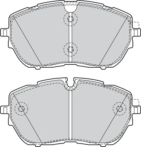 Bremsbelagsatz, Scheibenbremse Vorderachse VALEO 302205 Bild Bremsbelagsatz, Scheibenbremse Vorderachse VALEO 302205