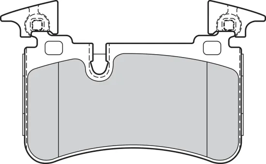 Bremsbelagsatz, Scheibenbremse Hinterachse VALEO 302208 Bild Bremsbelagsatz, Scheibenbremse Hinterachse VALEO 302208