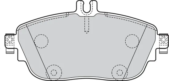 Bremsbelagsatz, Scheibenbremse Vorderachse VALEO 302210 Bild Bremsbelagsatz, Scheibenbremse Vorderachse VALEO 302210