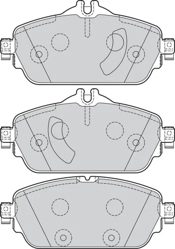 Bremsbelagsatz, Scheibenbremse Vorderachse VALEO 302211 Bild Bremsbelagsatz, Scheibenbremse Vorderachse VALEO 302211