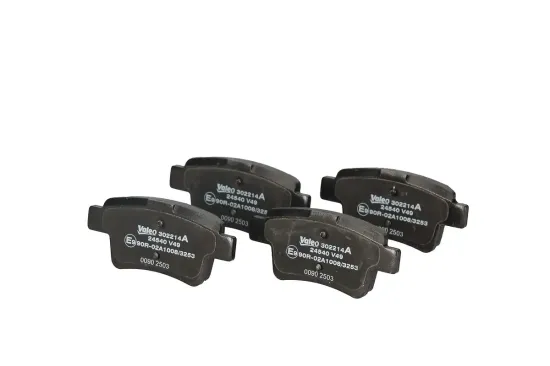 Bremsbelagsatz, Scheibenbremse Hinterachse VALEO 302214A Bild Bremsbelagsatz, Scheibenbremse Hinterachse VALEO 302214A