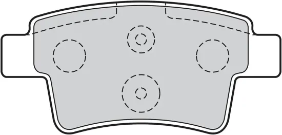 Bremsbelagsatz, Scheibenbremse Hinterachse VALEO 302214 Bild Bremsbelagsatz, Scheibenbremse Hinterachse VALEO 302214