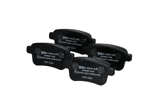 Bremsbelagsatz, Scheibenbremse Hinterachse VALEO 302216A Bild Bremsbelagsatz, Scheibenbremse Hinterachse VALEO 302216A