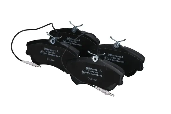 Bremsbelagsatz, Scheibenbremse Vorderachse VALEO 302217A Bild Bremsbelagsatz, Scheibenbremse Vorderachse VALEO 302217A