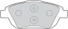 Bremsbelagsatz, Scheibenbremse Vorderachse VALEO 302218 Bild Bremsbelagsatz, Scheibenbremse Vorderachse VALEO 302218