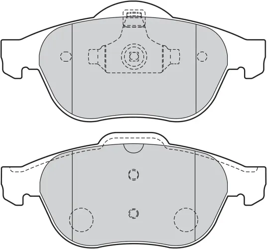 Bremsbelagsatz, Scheibenbremse Vorderachse VALEO 302221 Bild Bremsbelagsatz, Scheibenbremse Vorderachse VALEO 302221