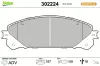 Bremsbelagsatz, Scheibenbremse Vorderachse VALEO 302224