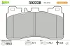 Bremsbelagsatz, Scheibenbremse Hinterachse VALEO 302228