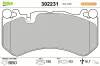 Bremsbelagsatz, Scheibenbremse Vorderachse VALEO 302231