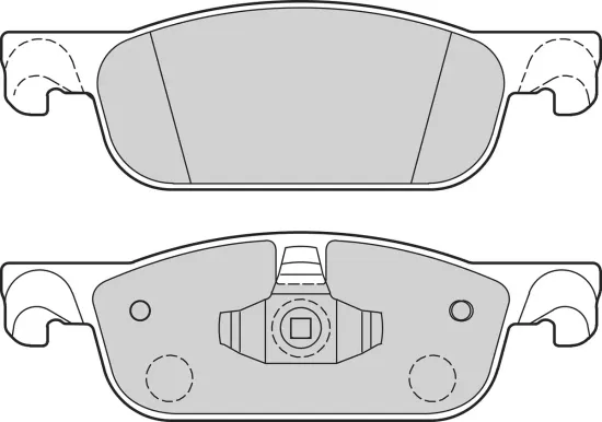 Bremsbelagsatz, Scheibenbremse Vorderachse VALEO 302243 Bild Bremsbelagsatz, Scheibenbremse Vorderachse VALEO 302243