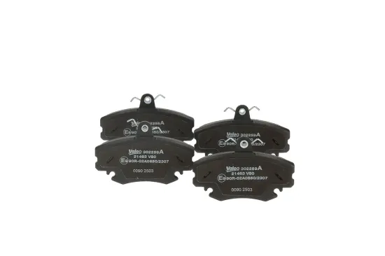 Bremsbelagsatz, Scheibenbremse Vorderachse VALEO 302259A Bild Bremsbelagsatz, Scheibenbremse Vorderachse VALEO 302259A