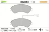 Bremsbelagsatz, Scheibenbremse Vorderachse VALEO 302264