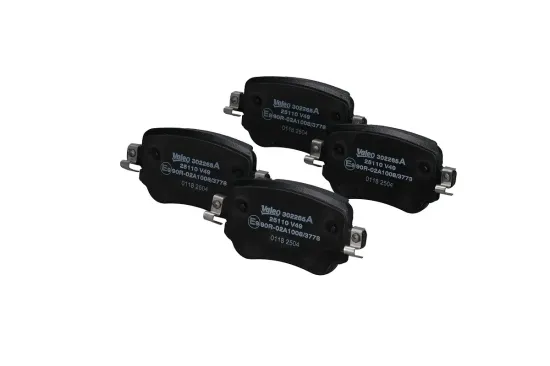 Bremsbelagsatz, Scheibenbremse Hinterachse VALEO 302265A Bild Bremsbelagsatz, Scheibenbremse Hinterachse VALEO 302265A