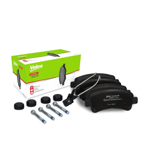 Bremsbelagsatz, Scheibenbremse Hinterachse VALEO 302268A Bild Bremsbelagsatz, Scheibenbremse Hinterachse VALEO 302268A