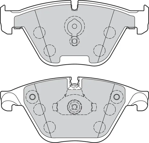 Bremsbelagsatz, Scheibenbremse Vorderachse VALEO 302273 Bild Bremsbelagsatz, Scheibenbremse Vorderachse VALEO 302273